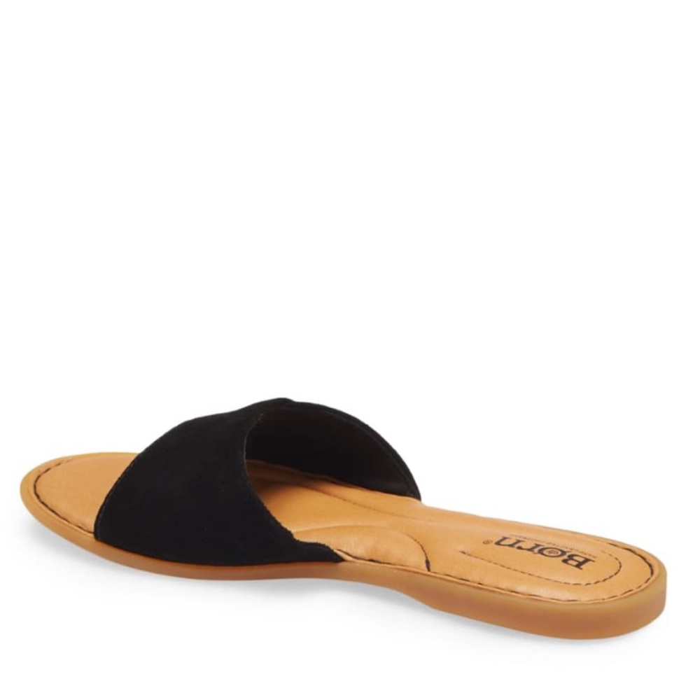 Born Gudena Black Slide Sandal - Picture 2 of 14